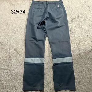 Carhartt Men’s Work Cargo Pants with Reflective Bands — Dark Gray, 32x34